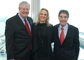 Steve Forbes, Billie Resnick and John Resnick